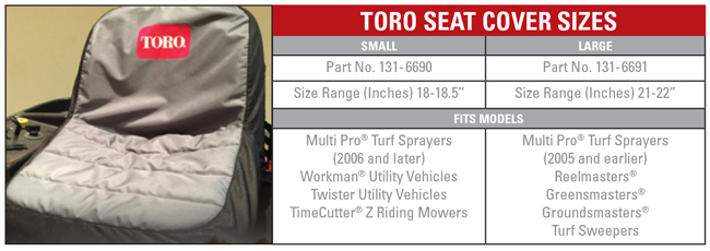 Toro Seat Covers